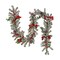 9 ft. General Store Snowy Garland with LED Lights and Bows